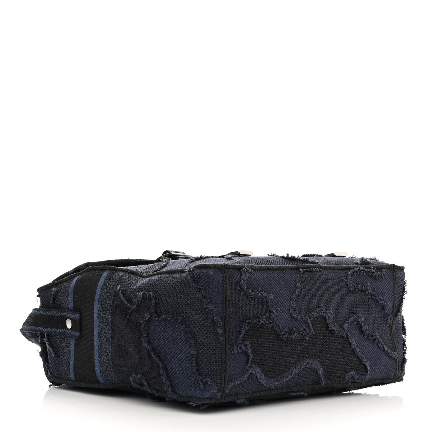 Canvas Embroidered Camouflage Diorcamp Messenger Navy
