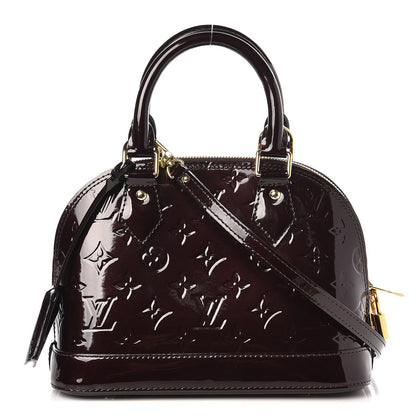 Louis Vuitton Vernis Alma BB Amarante 1 of 9