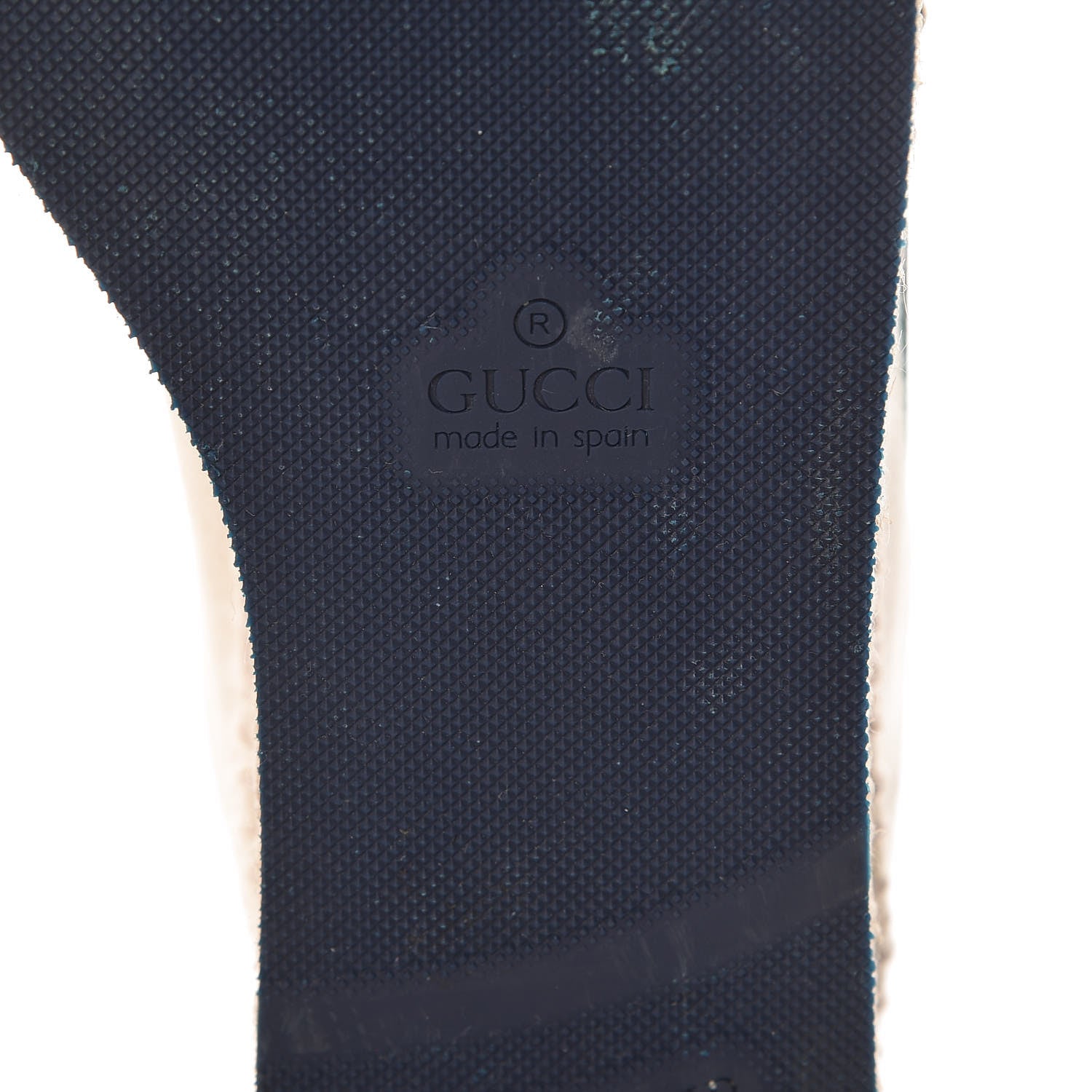 Gucci Canvas Logo Lace-Up Platform Espadrilles 35 Greggio Grege 9 of 18