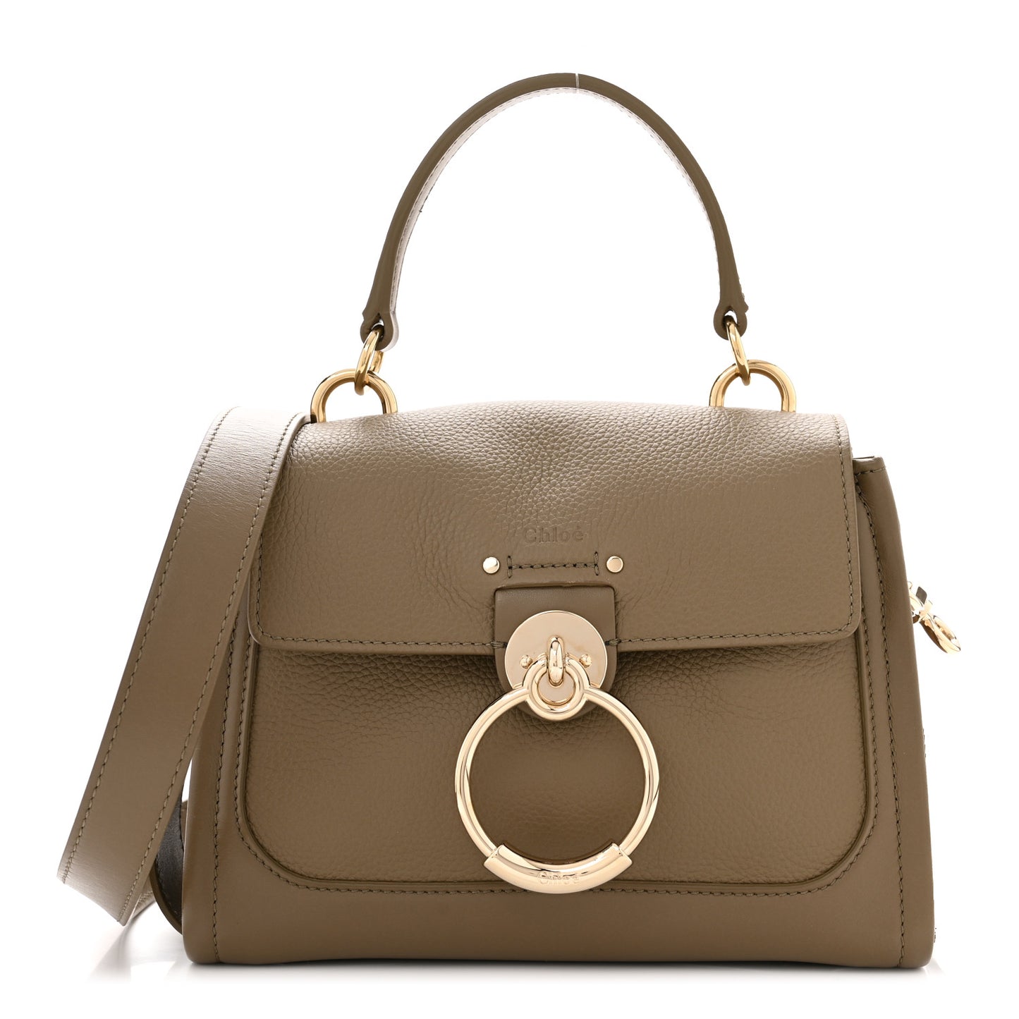 Calfskin Mini Tess Day Bag Motty Grey