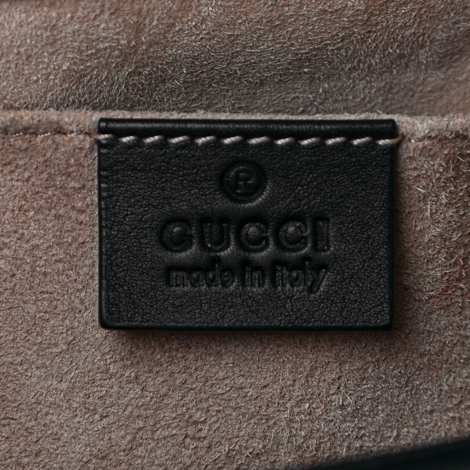 Gucci Calfskin Studded Small Padlock Shoulder Bag Black 6 of 12