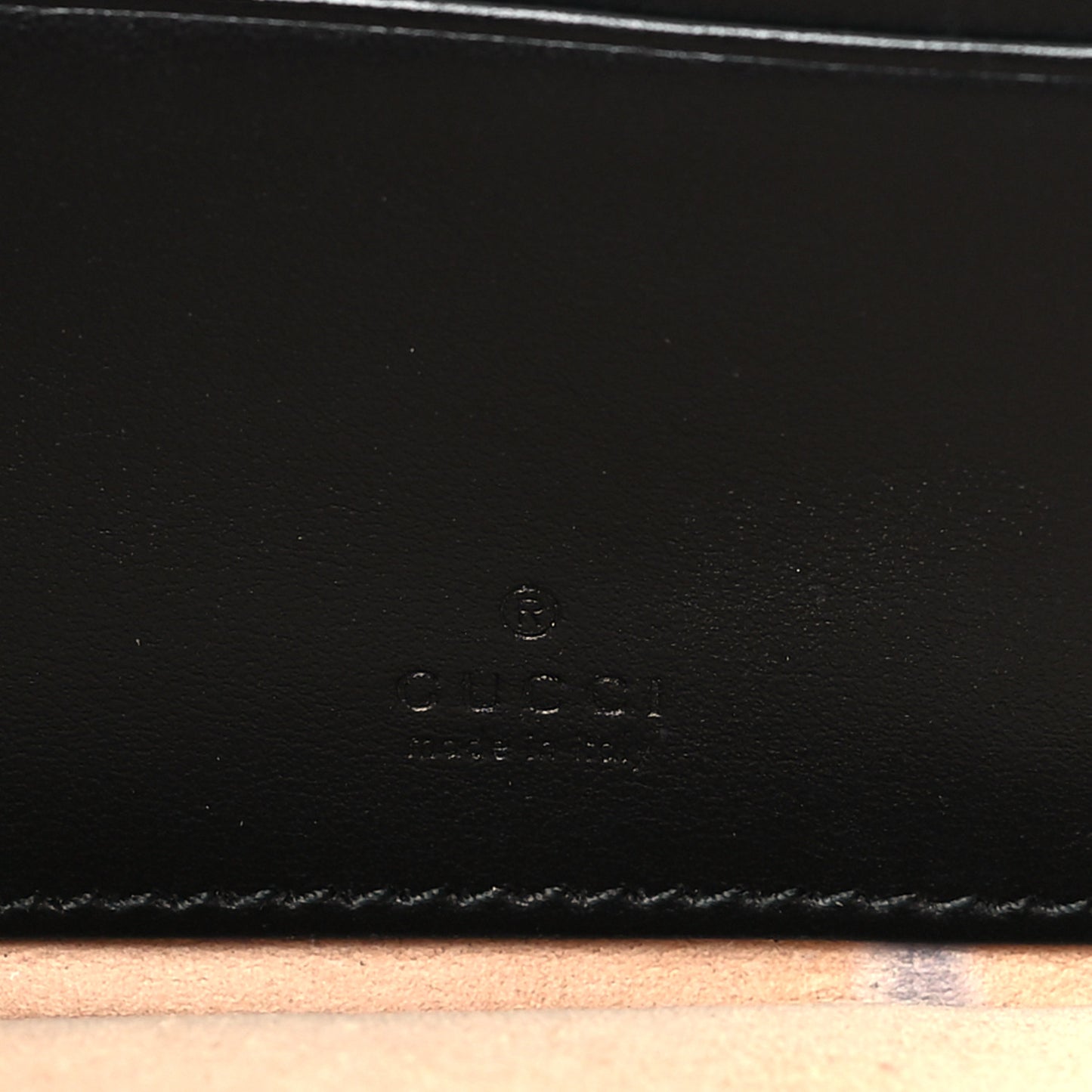 Calfskin Matelasse Mini GG Marmont Chain Crossbody Bag Black