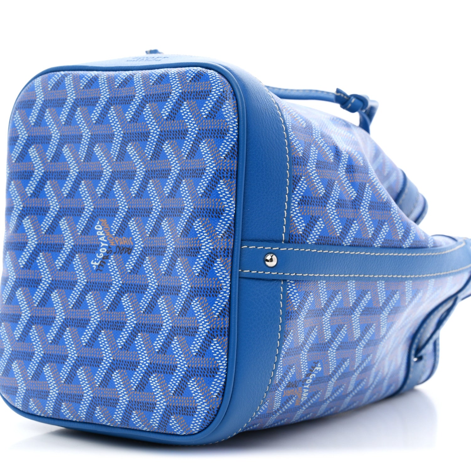 Goyard Goyardine Petit Flot Bucket Bag PM Sky Morning 10 of 10