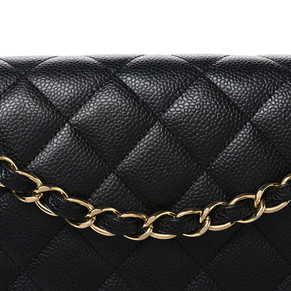 Chanel Caviar Quilted Maxi Double Flap Black 7 of 9