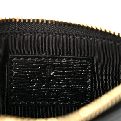 Gucci Calfskin Script Key Case Black 6 of 9