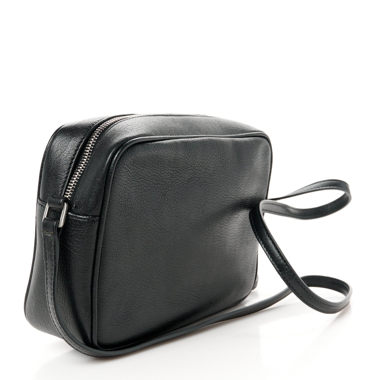 Lambskin Monogram Small Lou Camera Bag Black