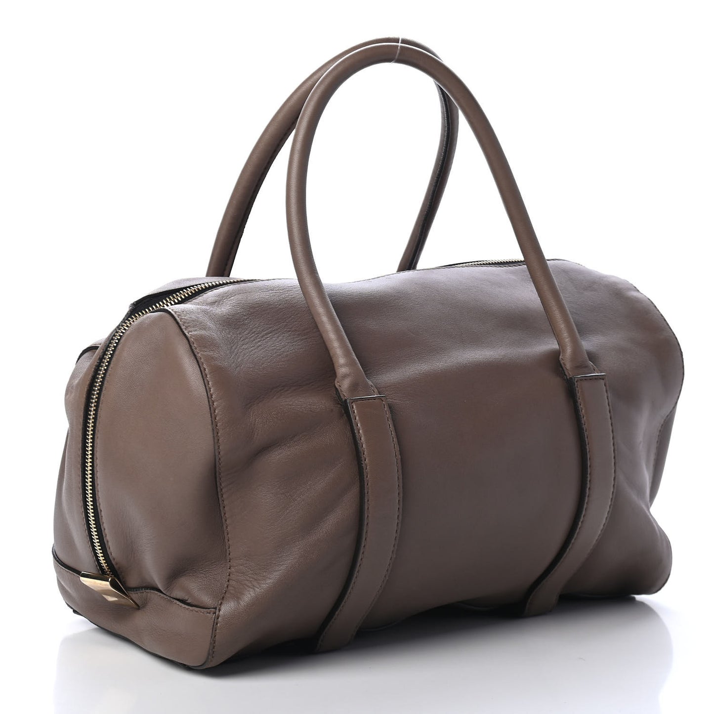 Lambskin Large Madeleine Duffel Smoke