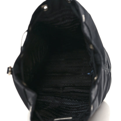 Prada Saffiano Tessuto Nylon Vela Bucket Wristlet Black 5 of 10
