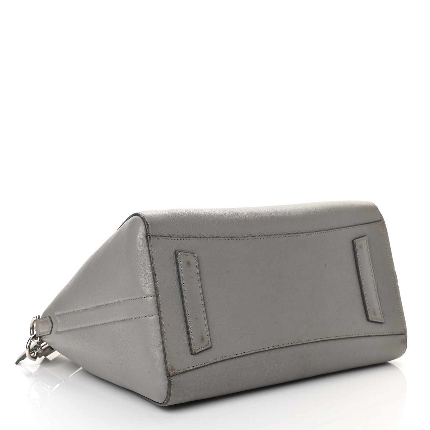 Sugar Goatskin Medium Antigona Pearl Grey