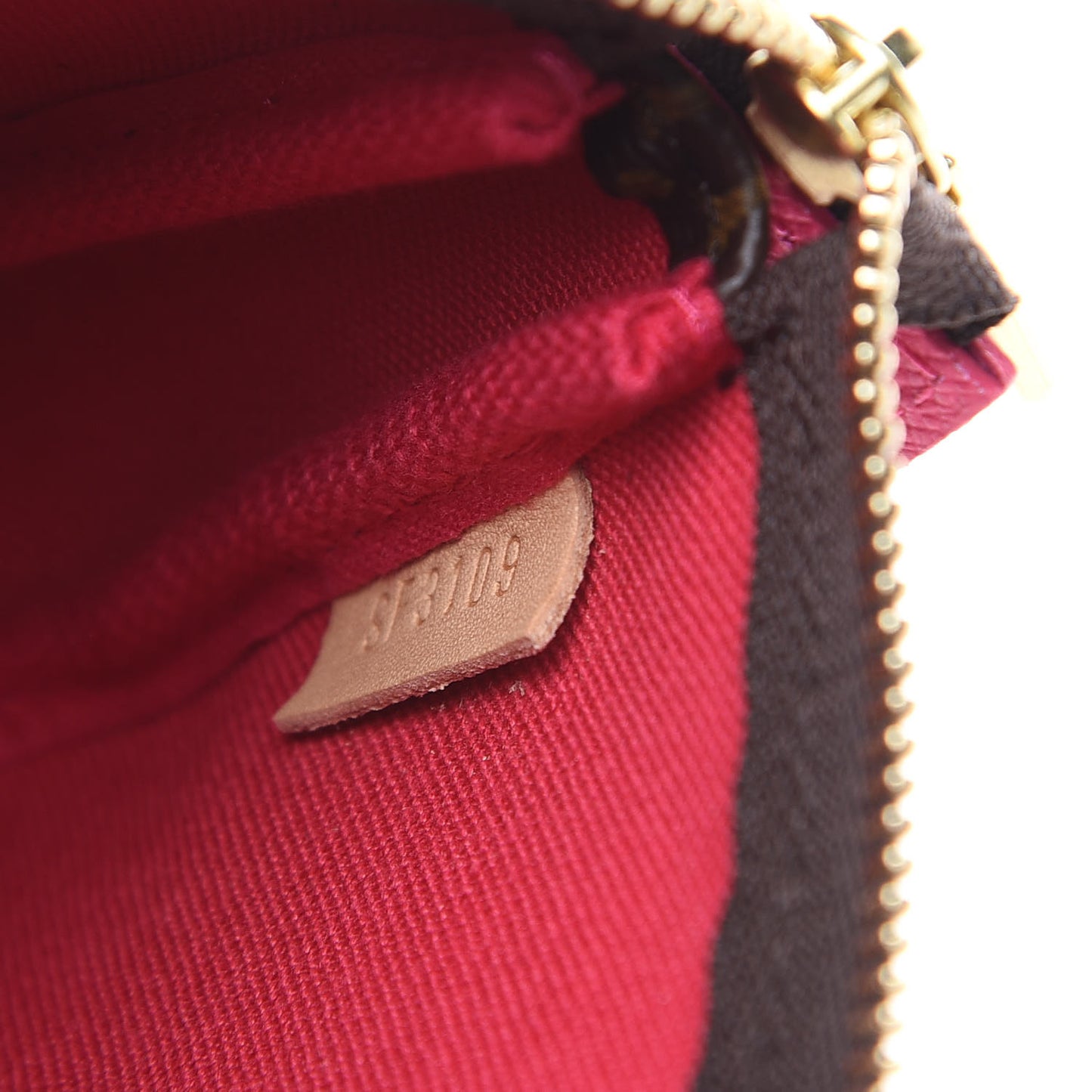 Monogram 2019 Christmas Animation Mini Courchevel Pochette Accessories Fuchsia