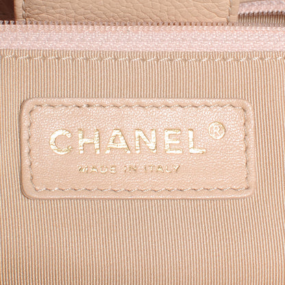 Chanel Calfskin Cerf Executive Shopper Tote Beige Clair 7 of 10