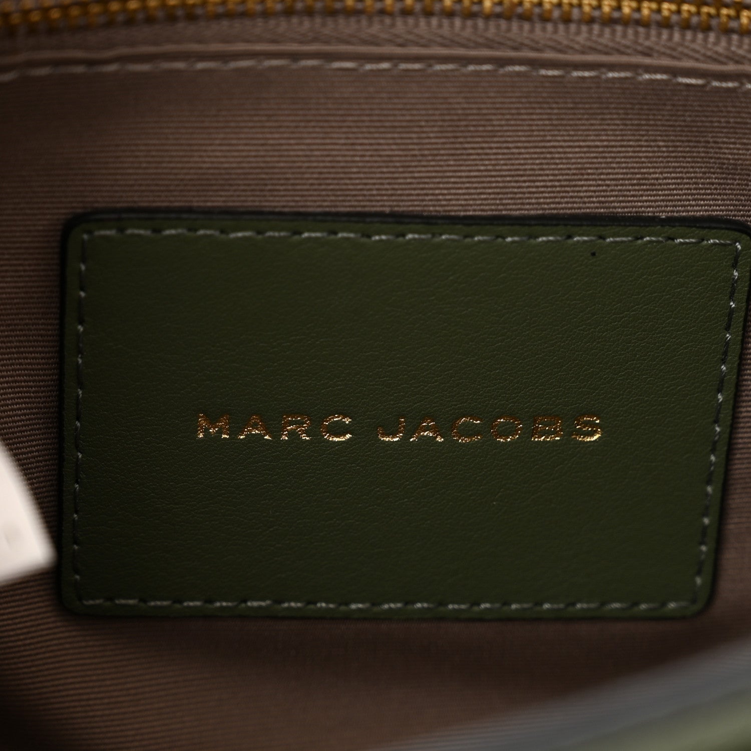 Marc Jacobs Calfskin The J Marc Shoulder Bag Bronze Green 6 of 7