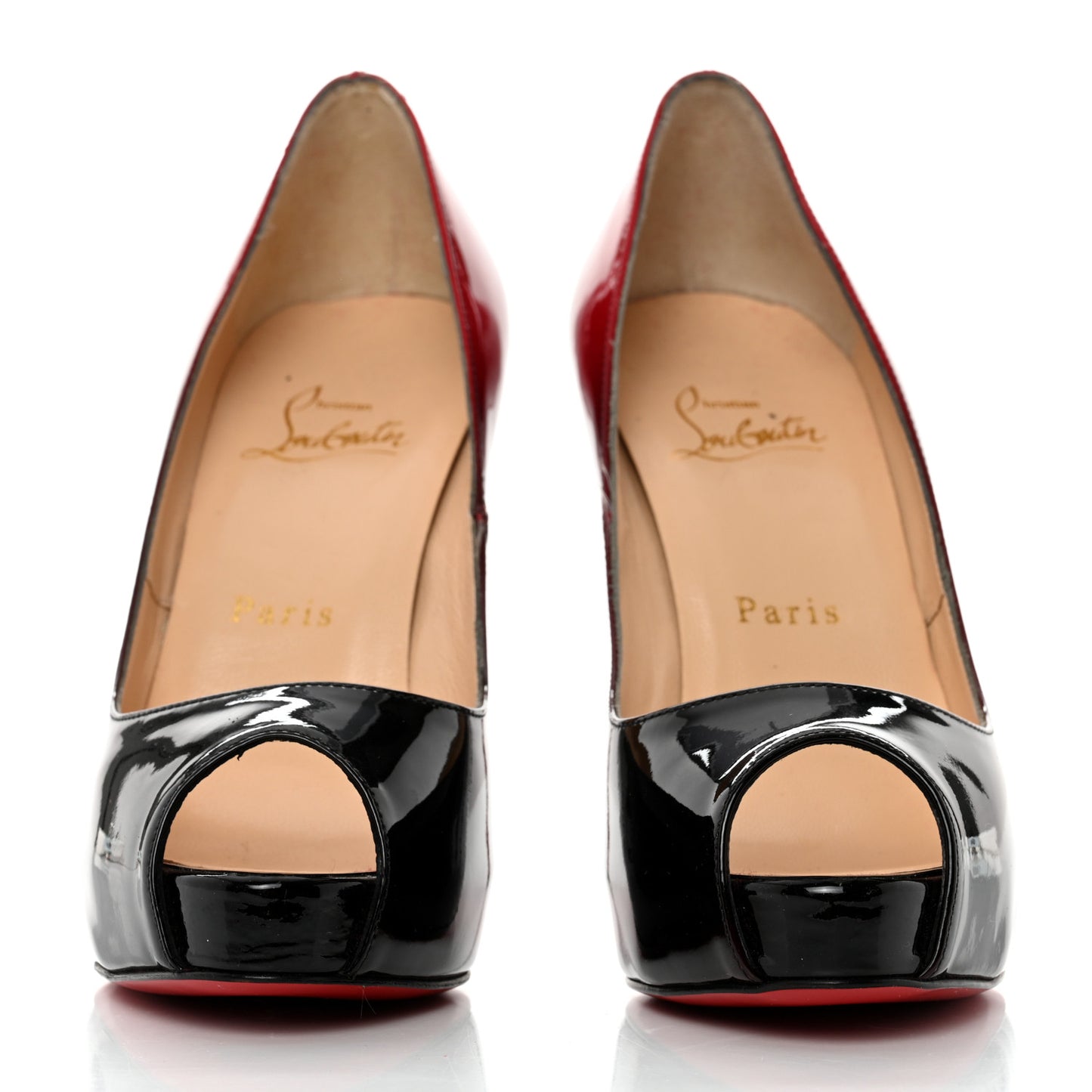 Patent Degrade New Very Prive 120 Pumps 36 Black Red