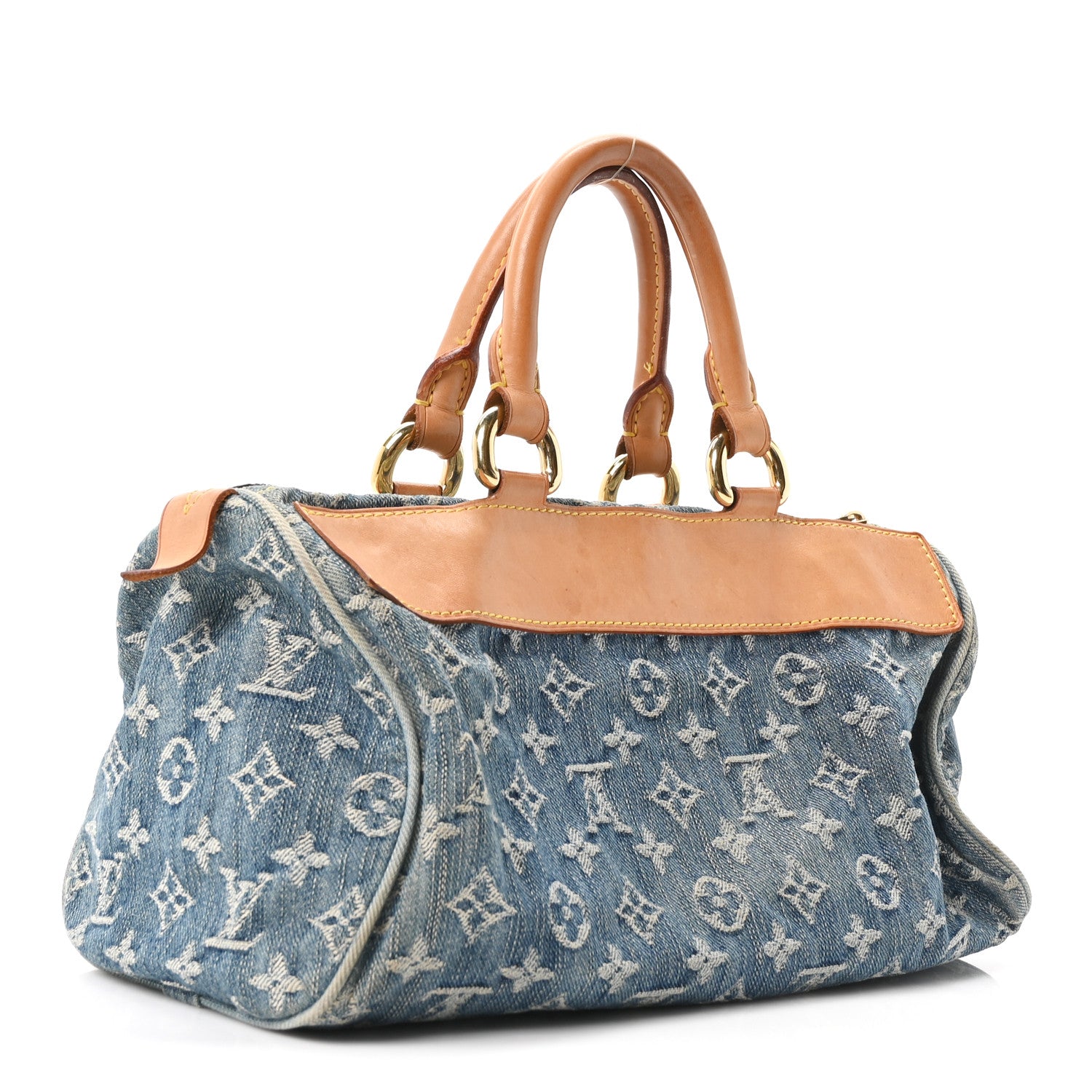 Louis Vuitton Monogram Denim Neo Speedy Blue 3 of 10