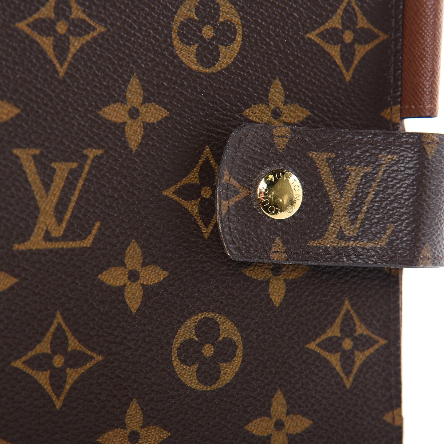 Monogram Large Ring Agenda Cover