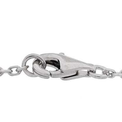 Chanel 18K White Gold White Agate Diamond Camelia Sculpte Bracelet 3 of 4
