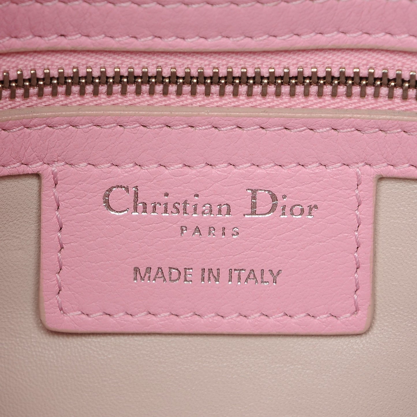 Calfskin Large Diorling Rose Candy