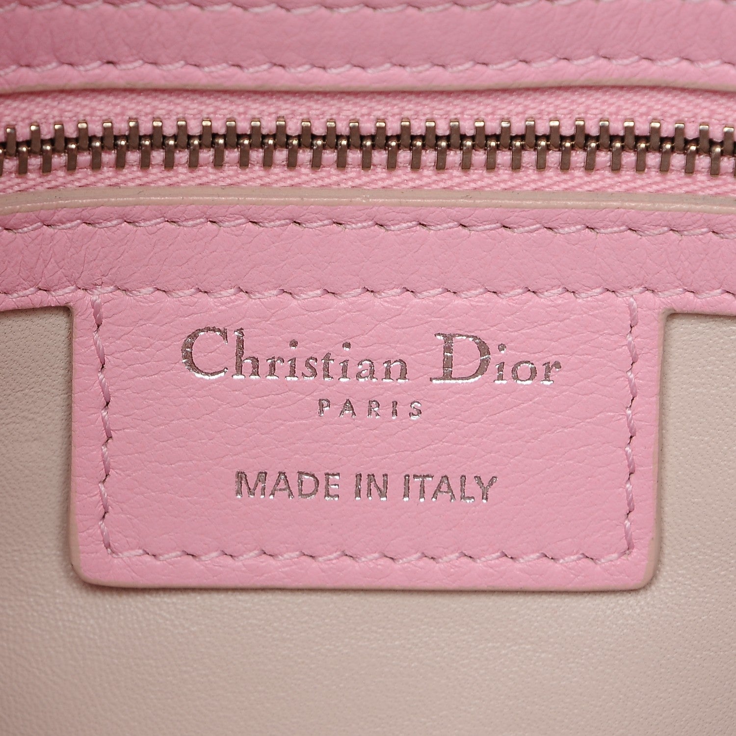 Christian Dior Calfskin Large Diorling Rose Candy 6 of 7