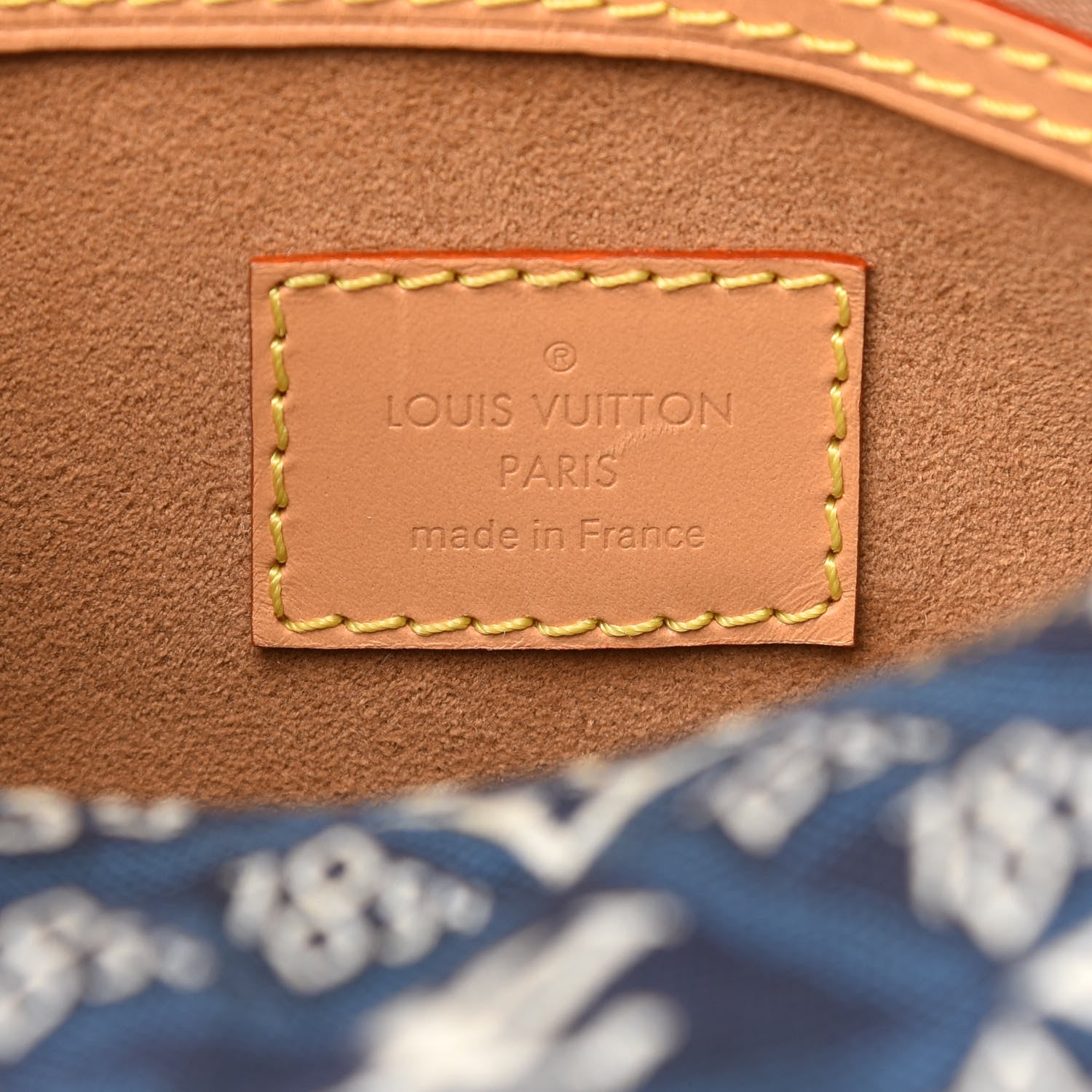 Louis Vuitton Jacquard Since 1854 Speedy Bandouliere 25 Blue 6 of 11
