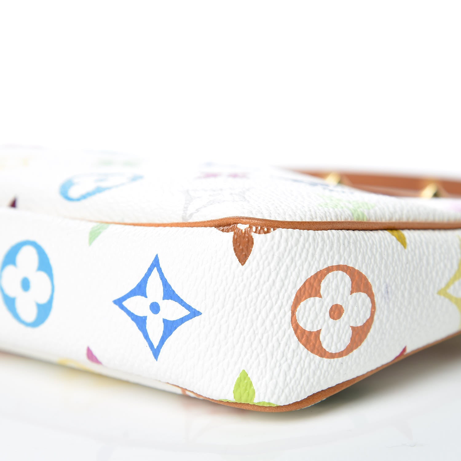 Louis Vuitton Monogram Multicolor Pochette Accessories White 12 of 14