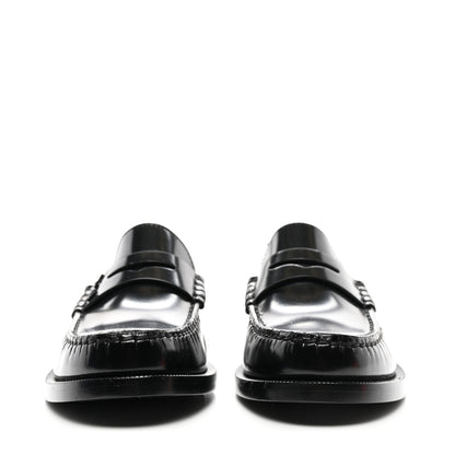 Saint Laurent Calfskin Penny Loafers 35 Black 2 of 8