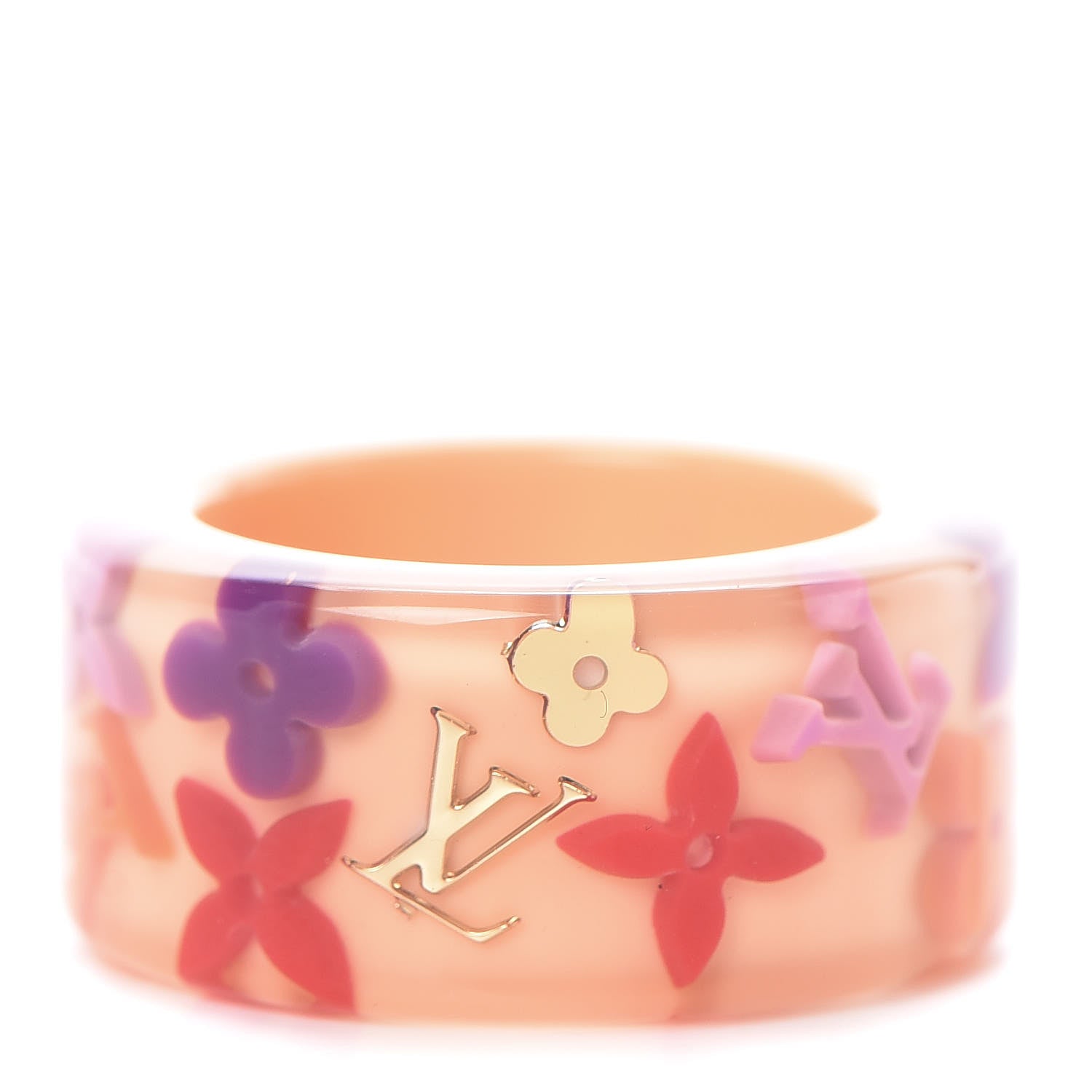 Louis Vuitton Resin Farandole Ring Large 8 Beige 1 of 5