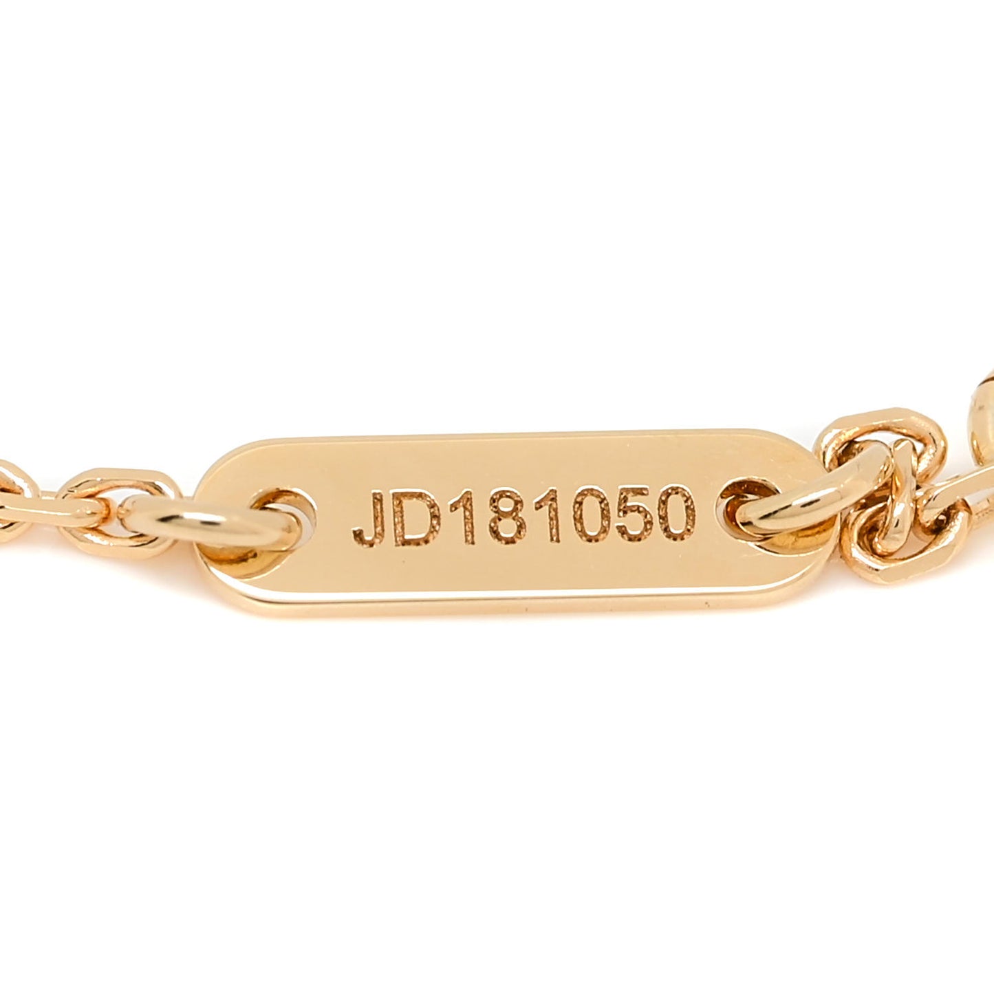 18K Yellow Gold Mother of Pearl Sweet Alhambra Bracelet
