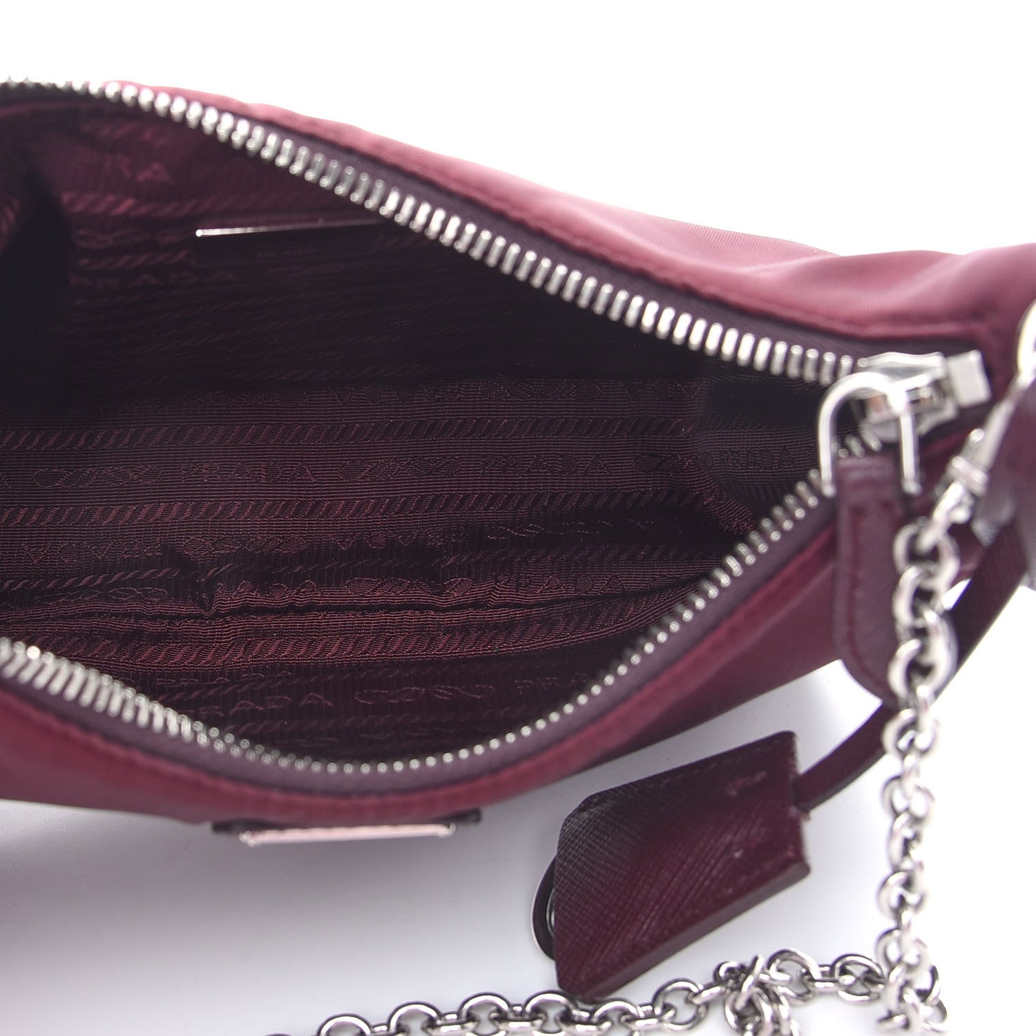 Prada Tessuto Nylon Re-Edition 2005 Shoulder Bag Granato 5 of 10