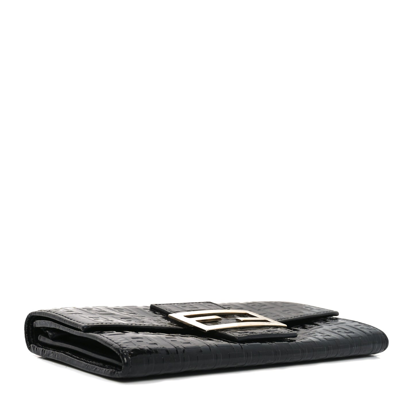 Patent Zucchino Continental Wallet Black