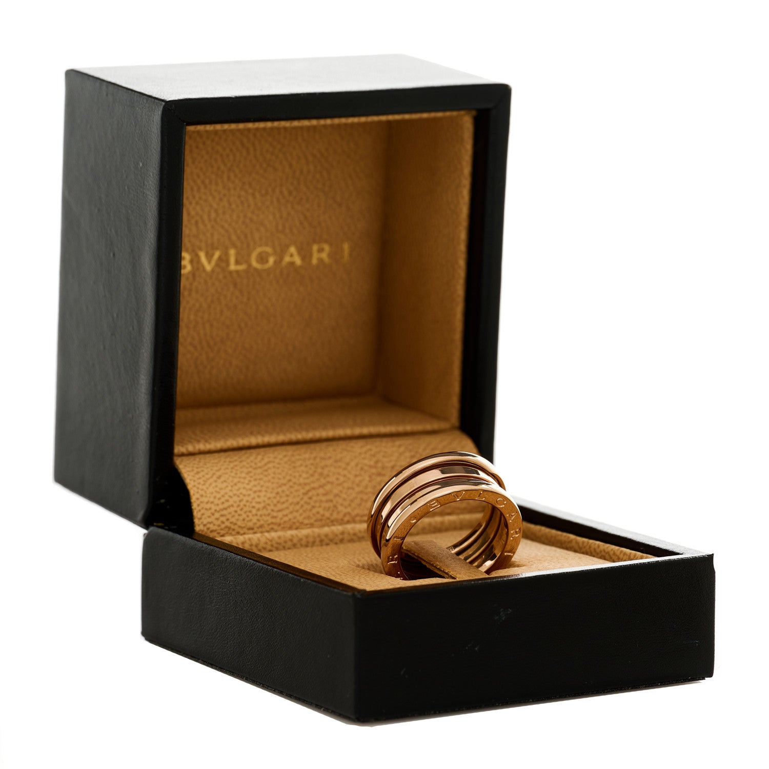 Bulgari 18K Rose Gold B.Zero1 Three-Band Ring 52 6 7 of 7