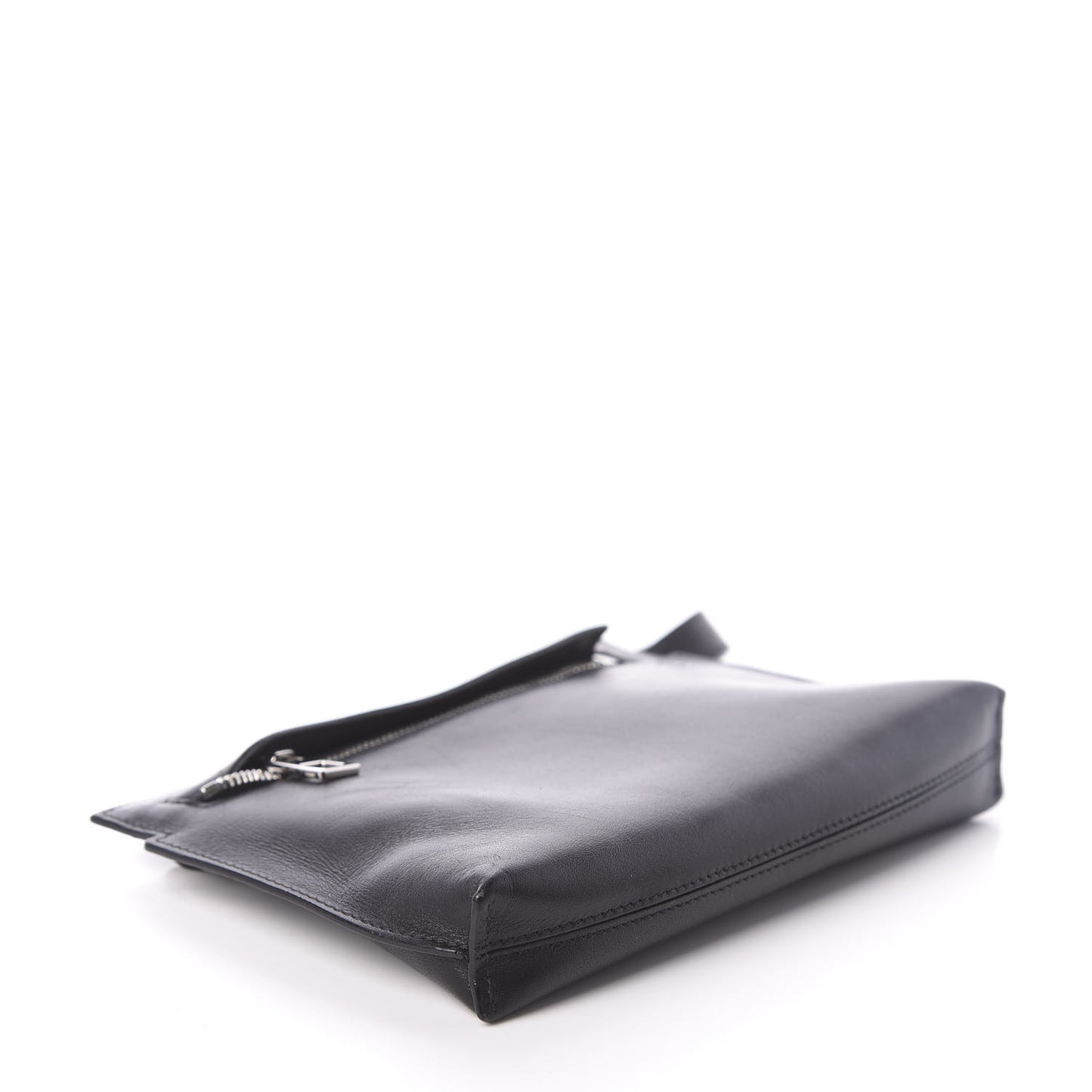 Calfskin T Pouch Black