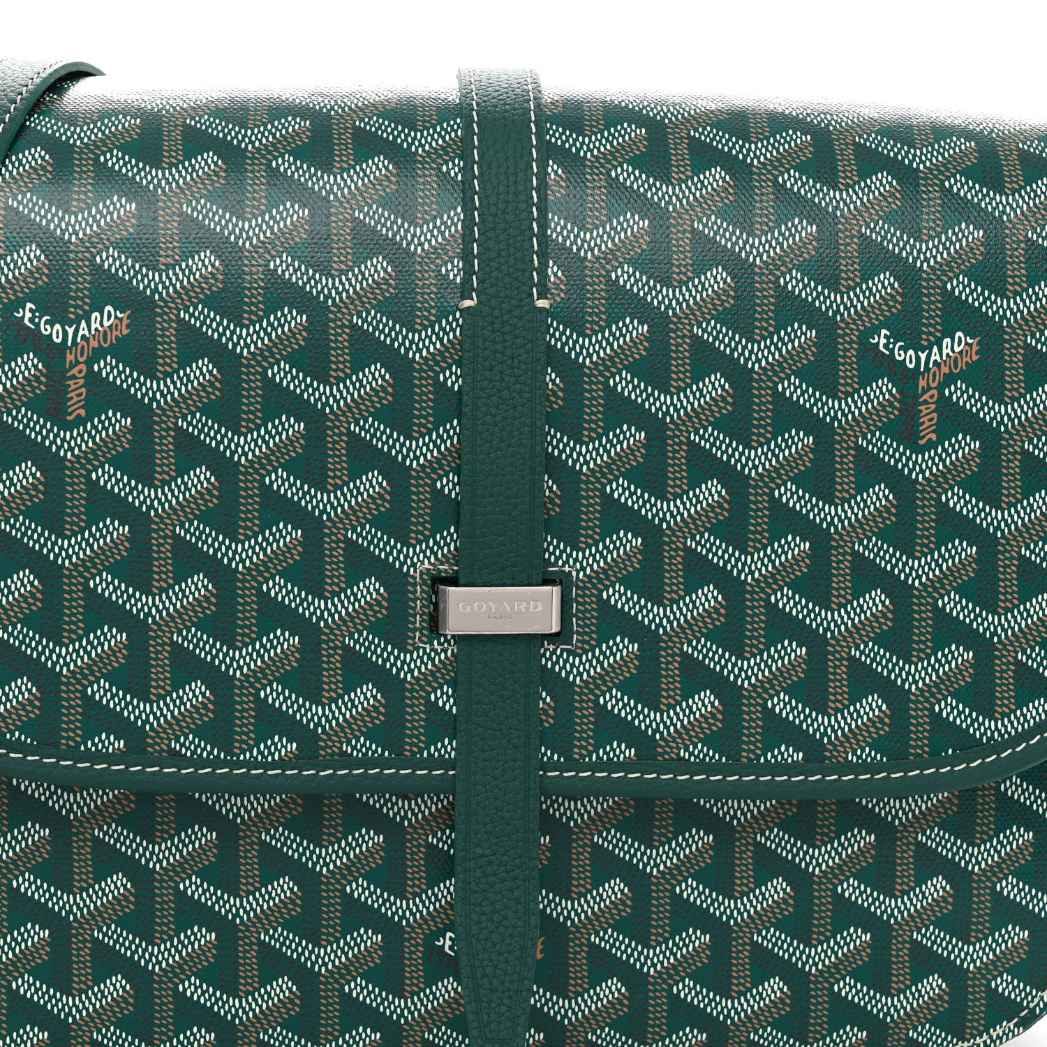Goyard Goyardine Belvedere II MM Messenger Bag Green 8 of 10