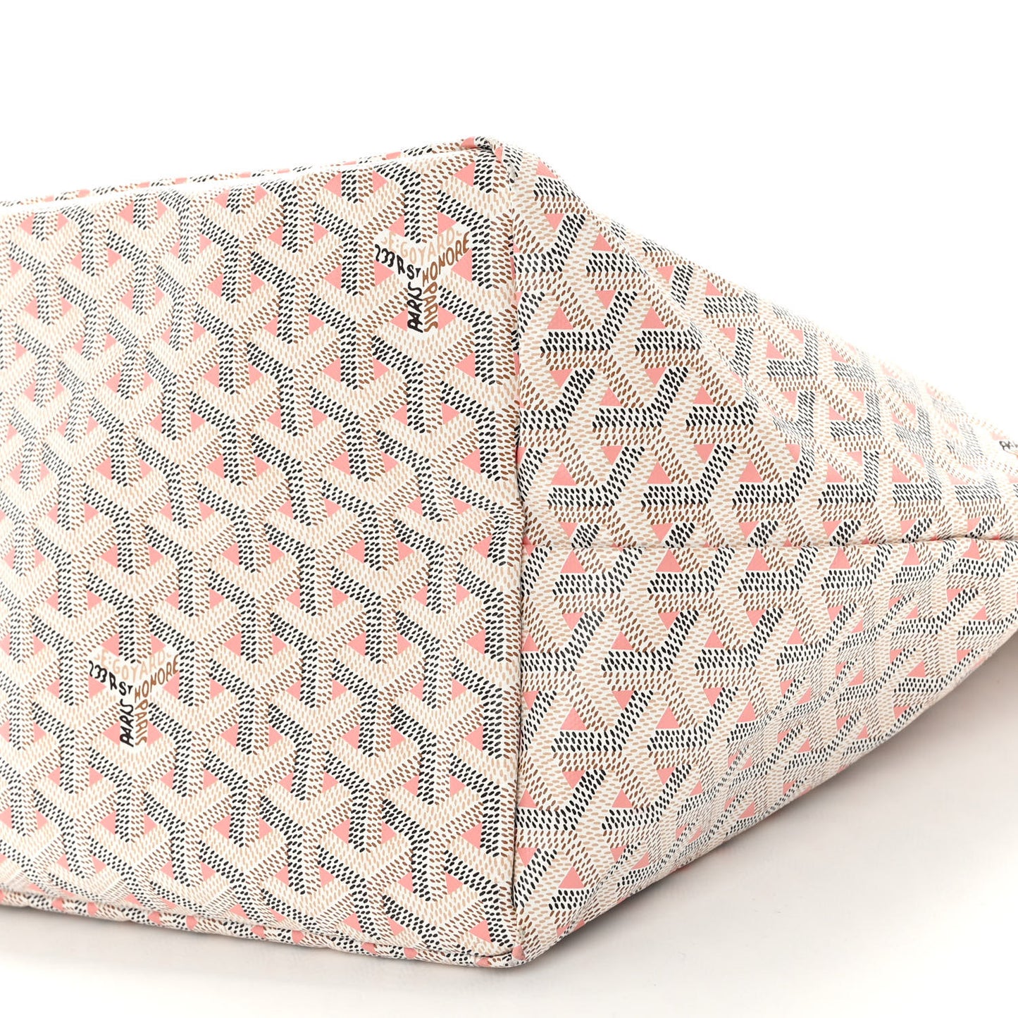 Goyardine Saint Louis Claire Voie GM White Pink