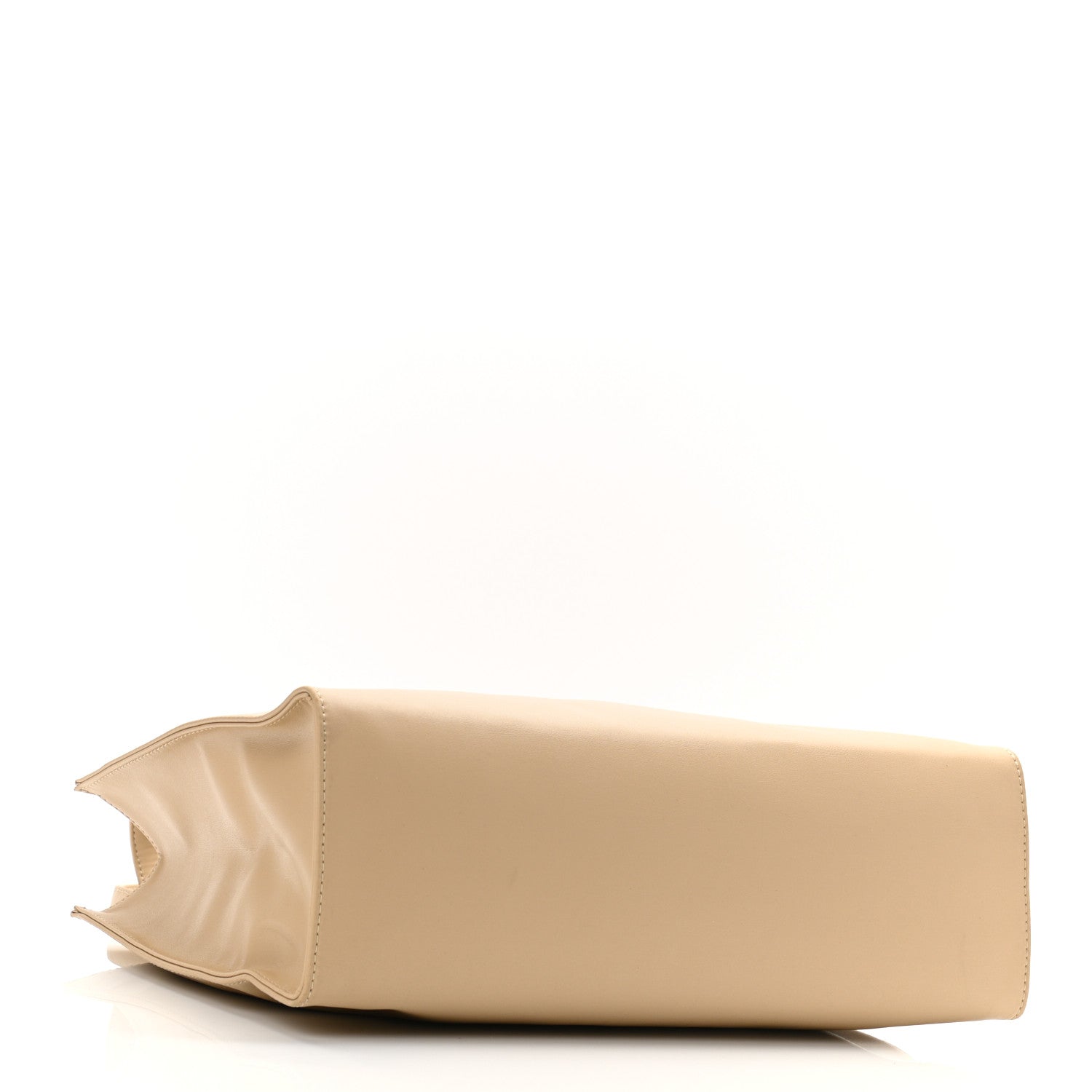 Telfar Vegan Leather Medium Shopping Bag Cream 4 of 10