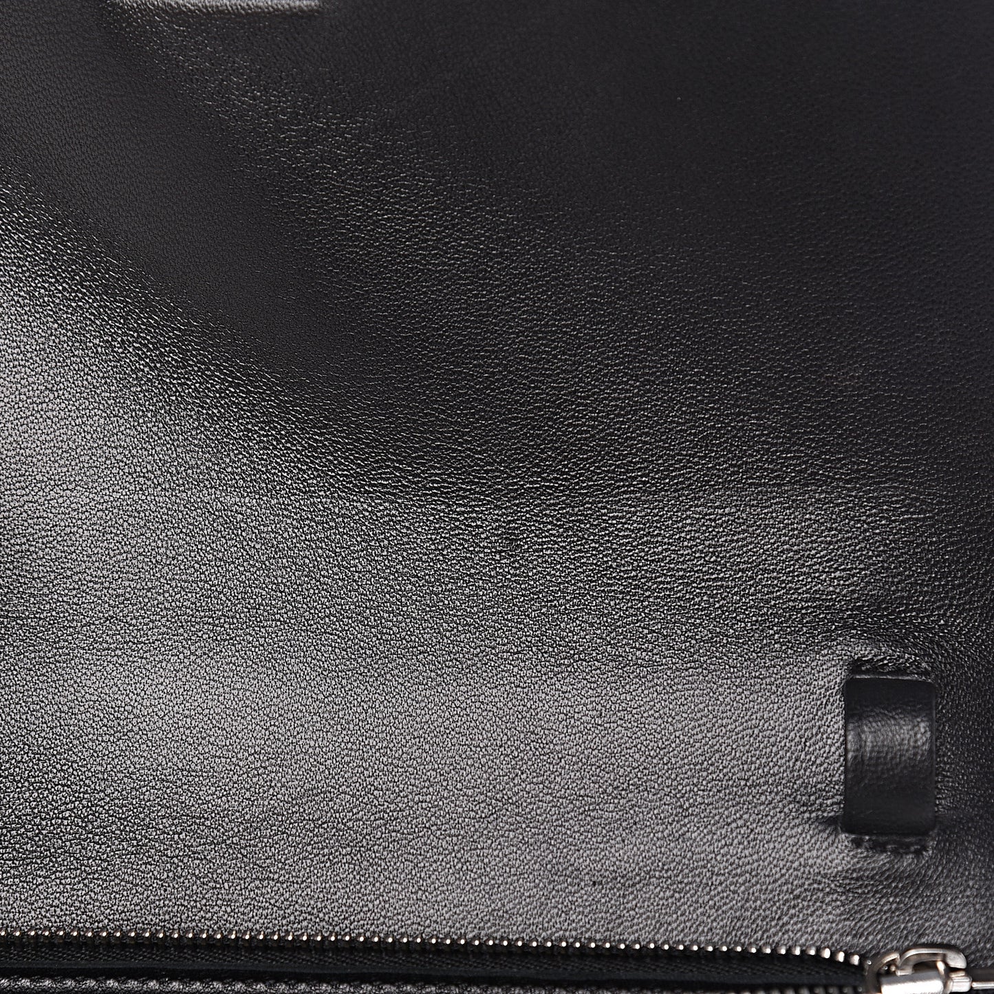 Laminated Lambskin Medium Classic Box Flap Bag Silver