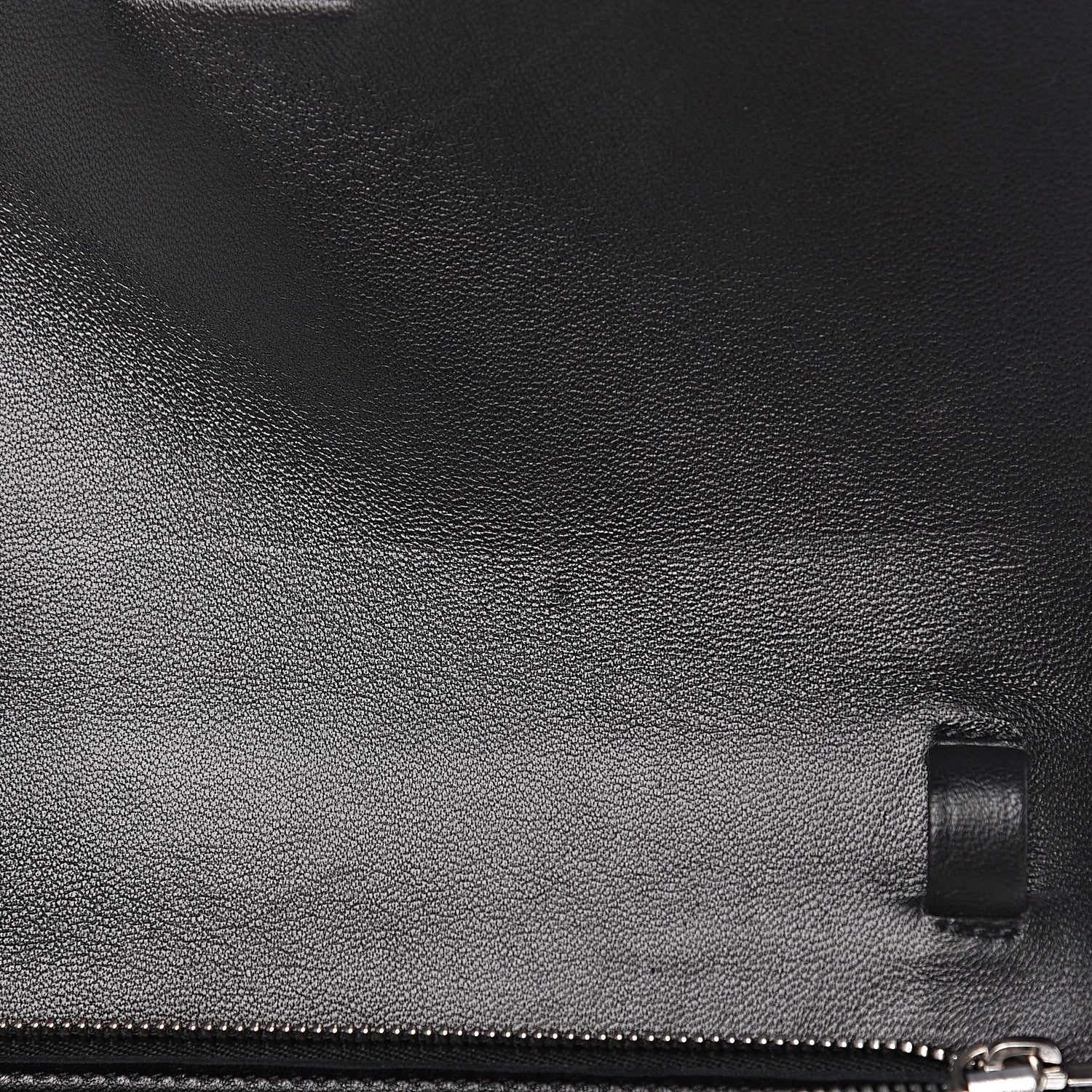 Celine Laminated Lambskin Medium Classic Box Flap Bag Silver 10 of 19