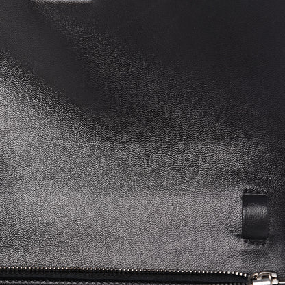 Celine Laminated Lambskin Medium Classic Box Flap Bag Silver 10 of 19