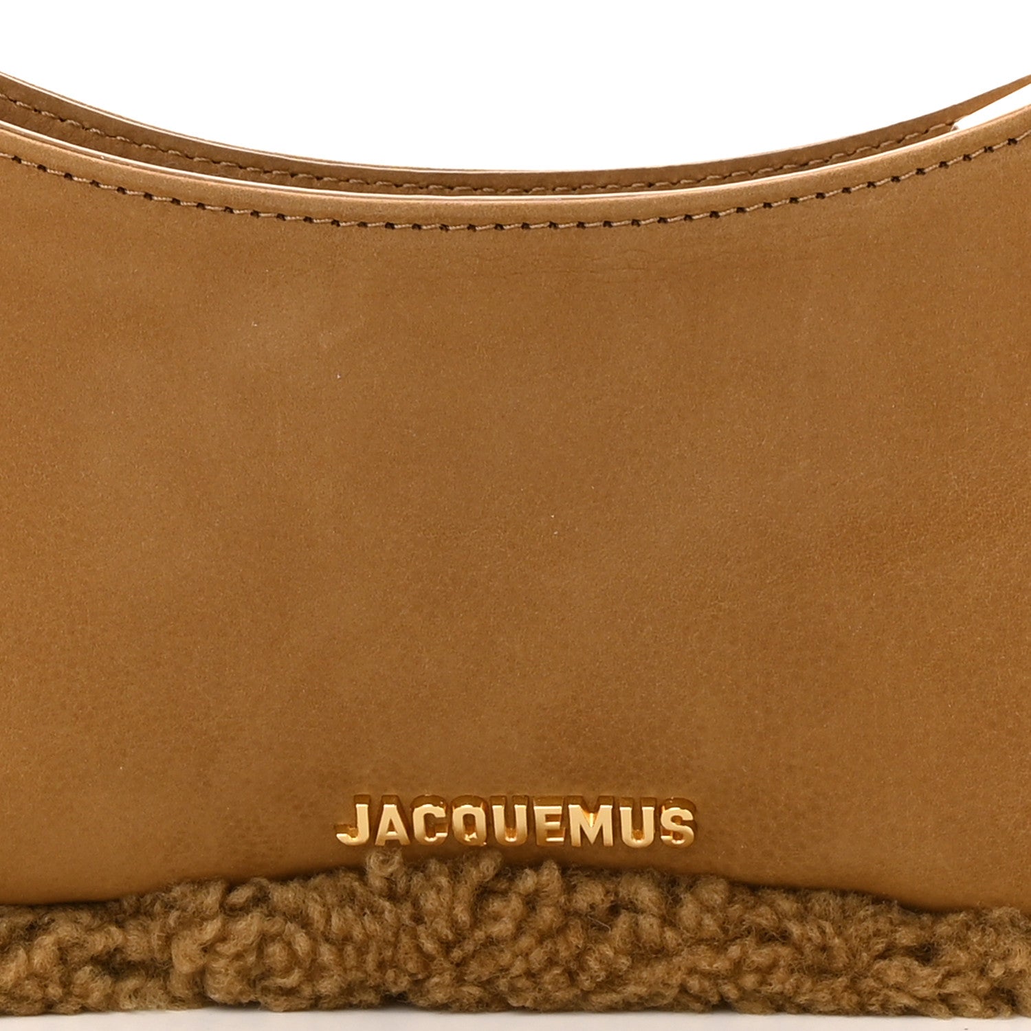 Jacquemus Suede Shearling Le Bisou Doux Camel 7 of 9