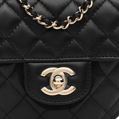 Chanel Lambskin Quilted CC In Love Heart Bag Black 8 of 11