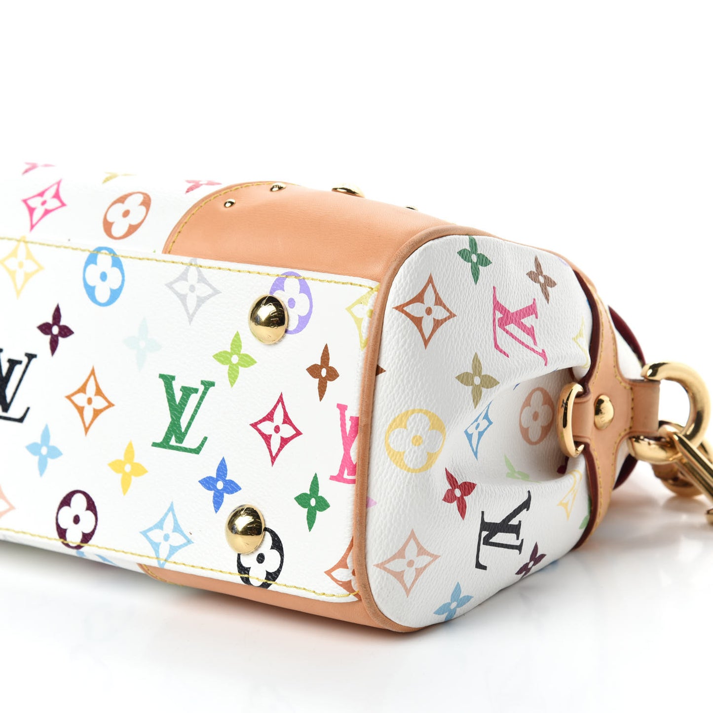 Monogram Multicolor Beverly MM White