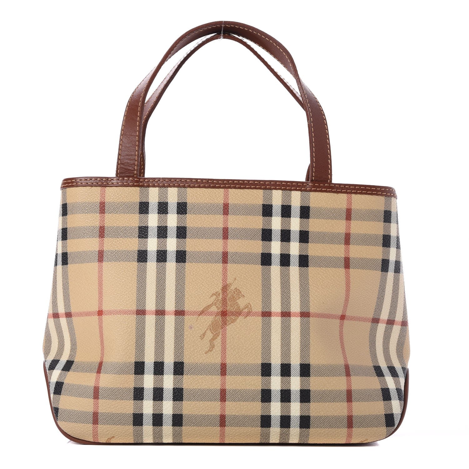 Burberry Haymarket Check Small Tote 1 of 10