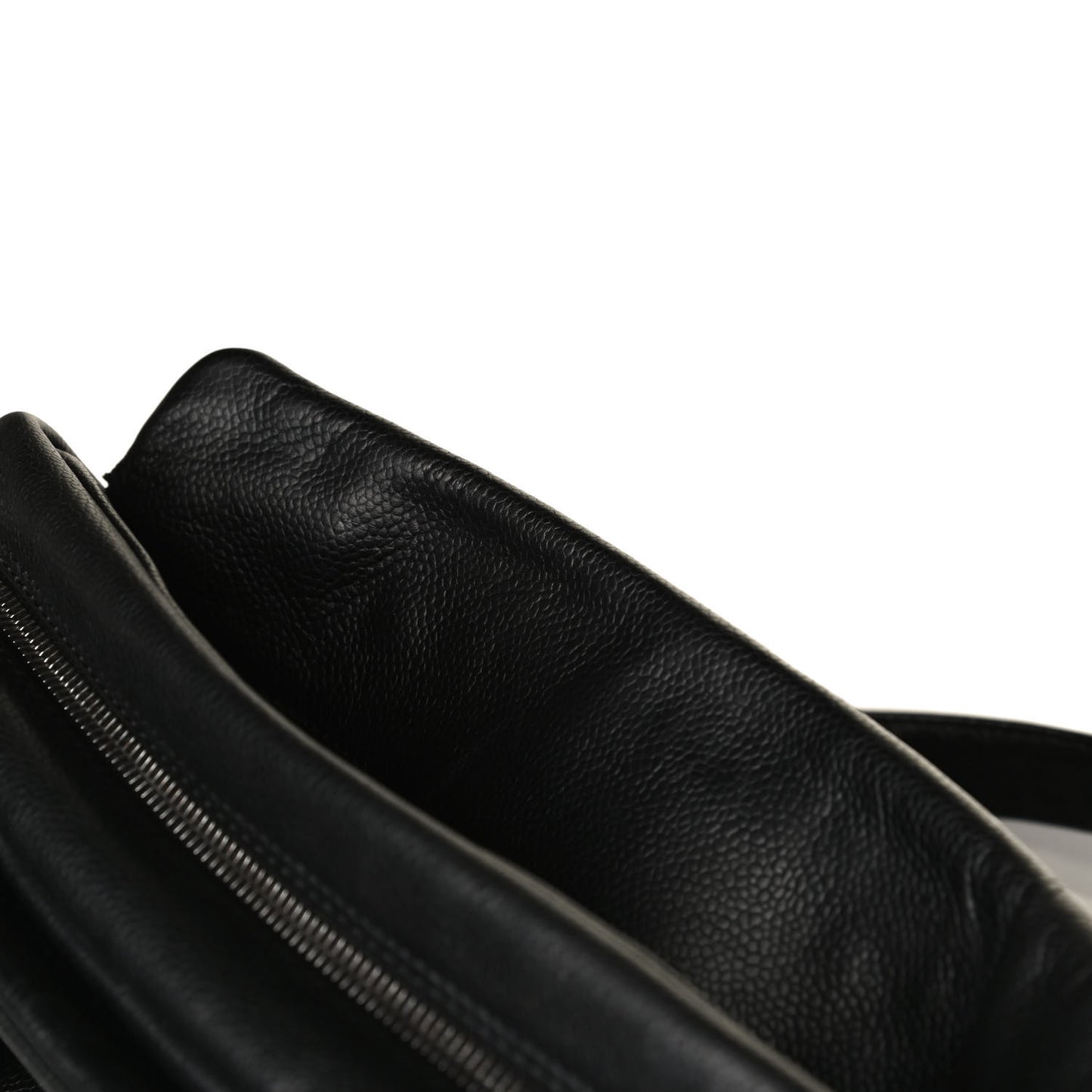 Caviar Square Stitched Tote Black
