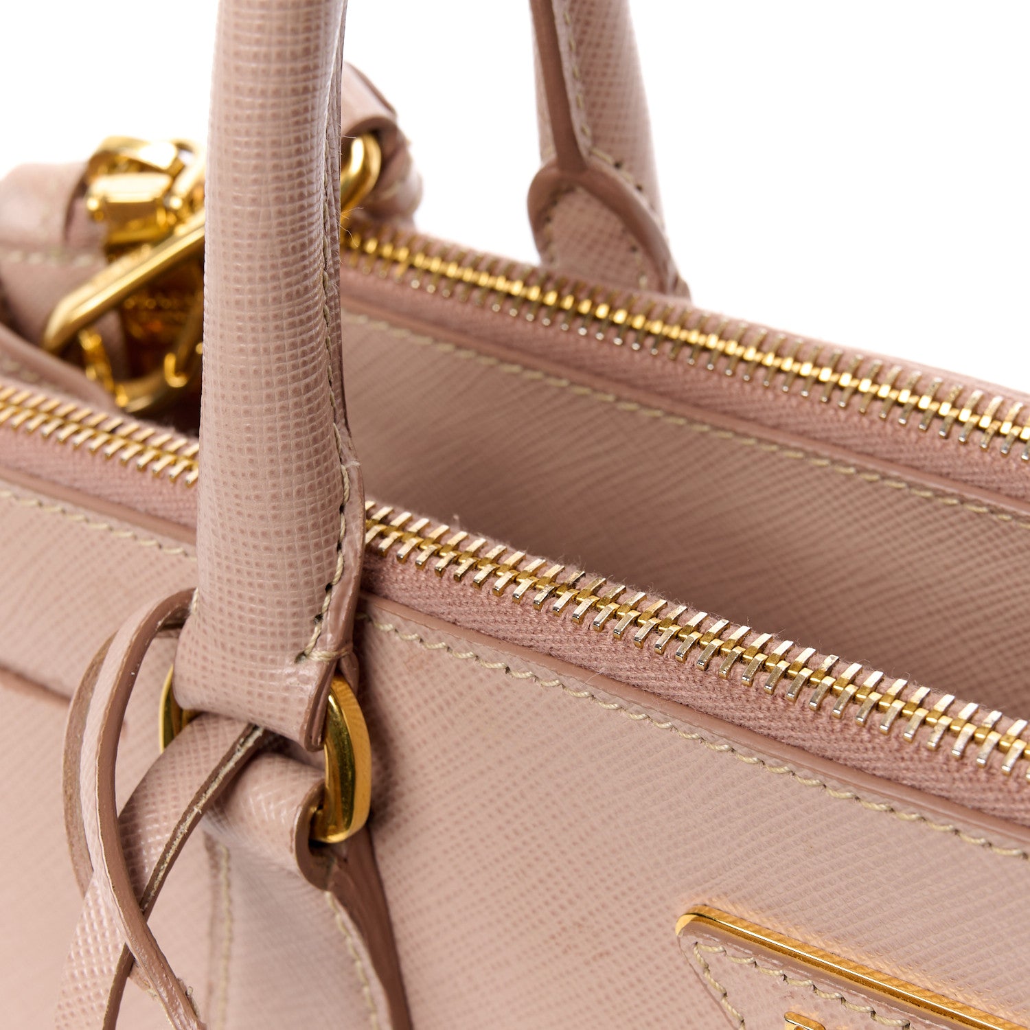 Prada Saffiano Small Galleria Double Zip Tote Cammeo 14 of 16