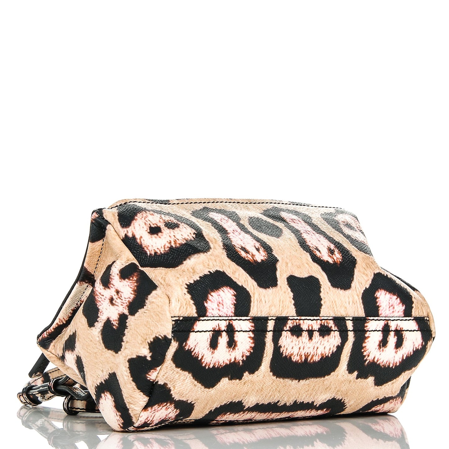 Calfskin Jaguar Print Mini Pandora Multicolor