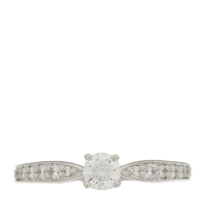 Tiffany Platinum Diamond .20ct Round Brilliant Harmony Engagement Ring 47 4 1 of 4