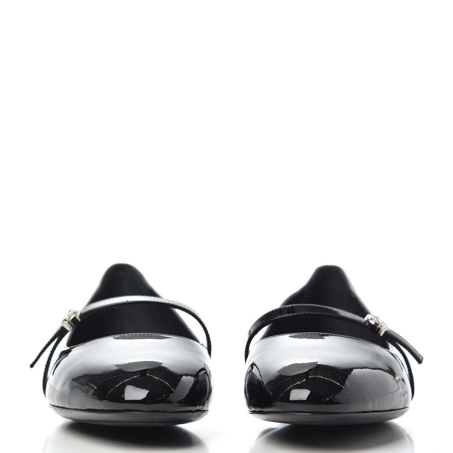 Louis Vuitton Patent Uniformes Ballet Flats 37.5 Black 2 of 10