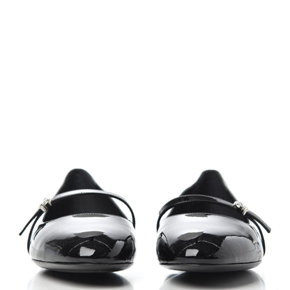 Louis Vuitton Patent Uniformes Ballet Flats 37.5 Black 2 of 10