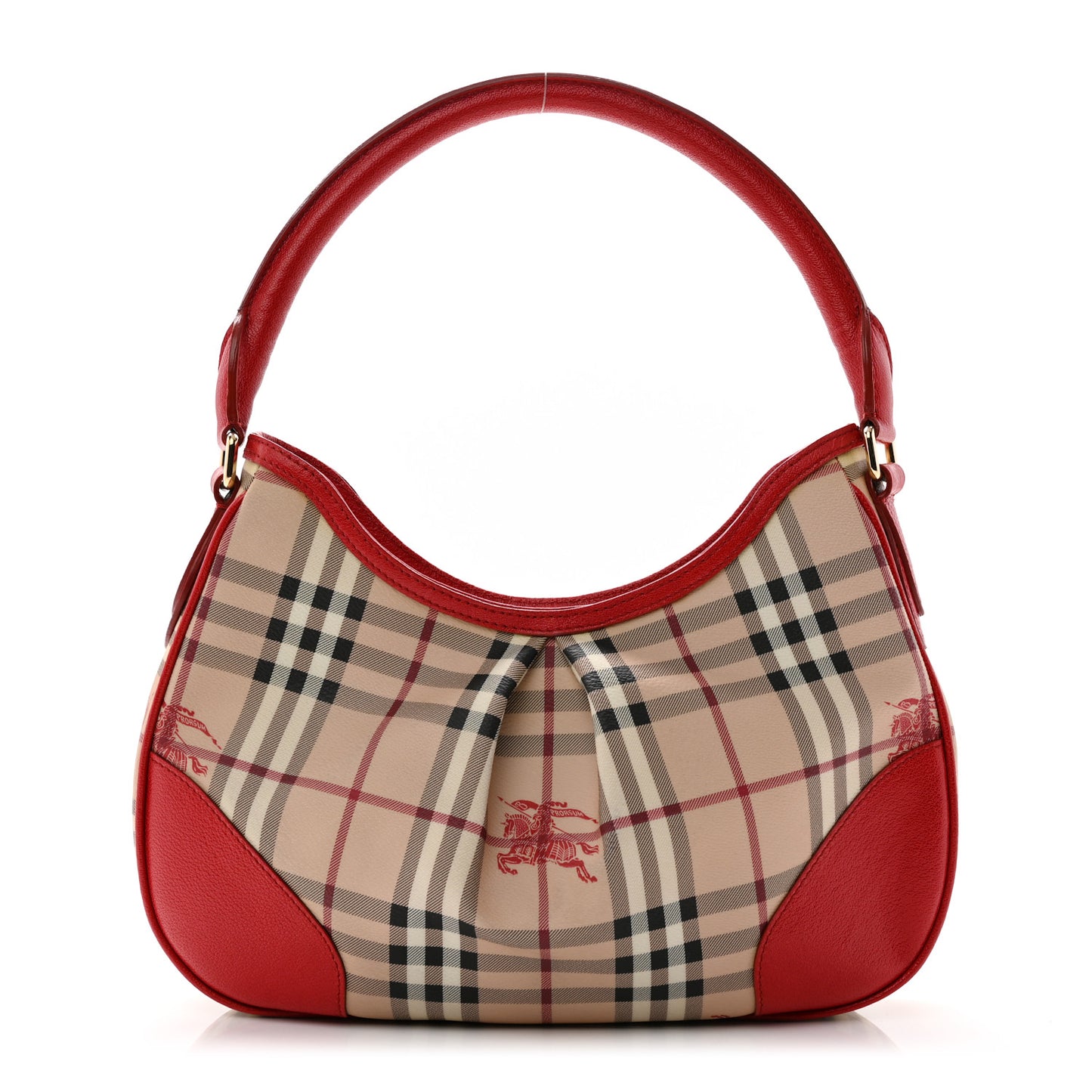 Haymarket Check Small Hernville Hobo Red