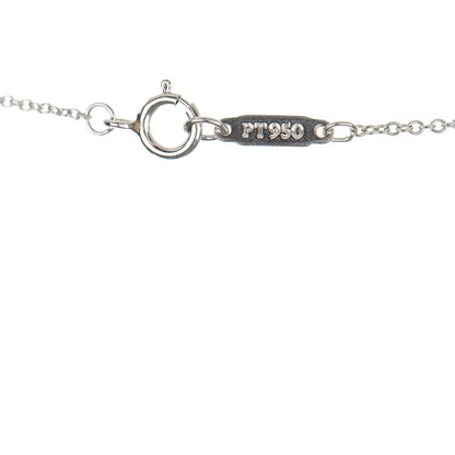 Tiffany Platinum Diamond Checkerboard Key Pendant Necklace 5 of 6