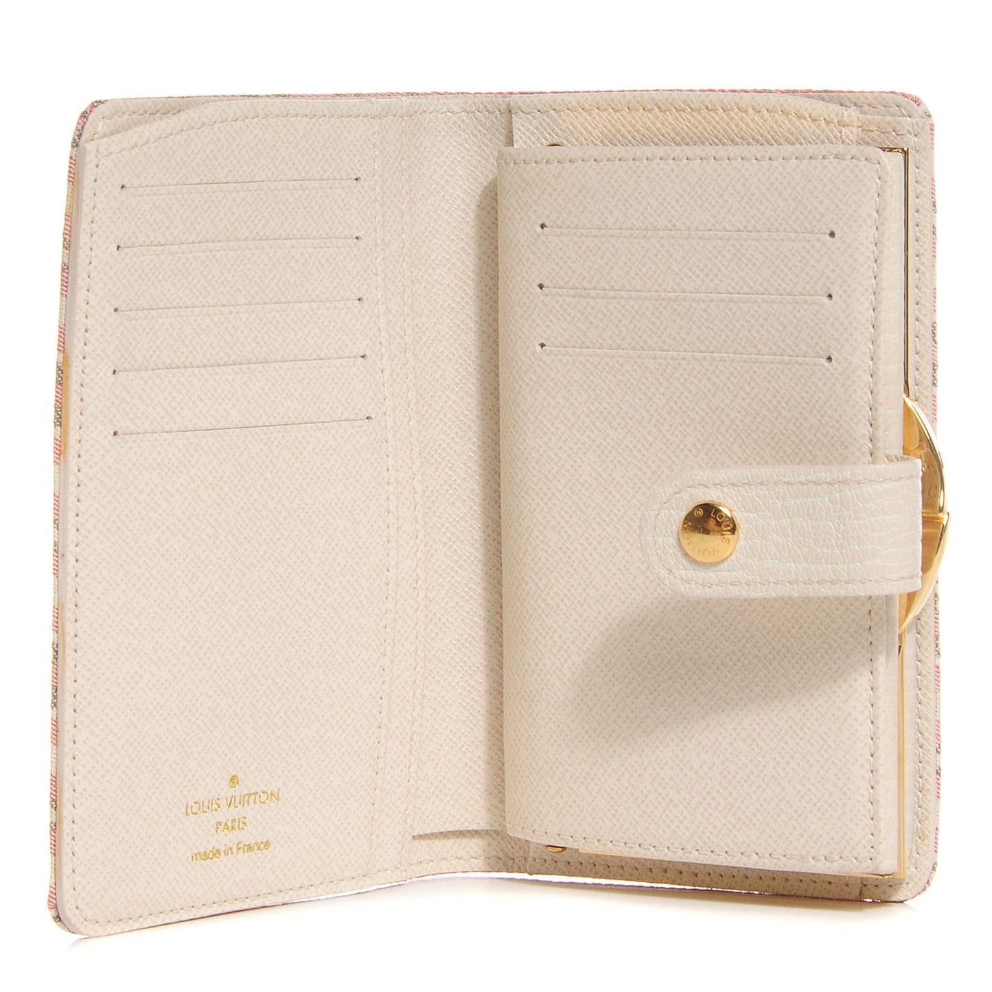 Mini Lin Croisette French Purse Wallet Rouge